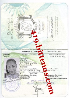 Amina salisu Int passport